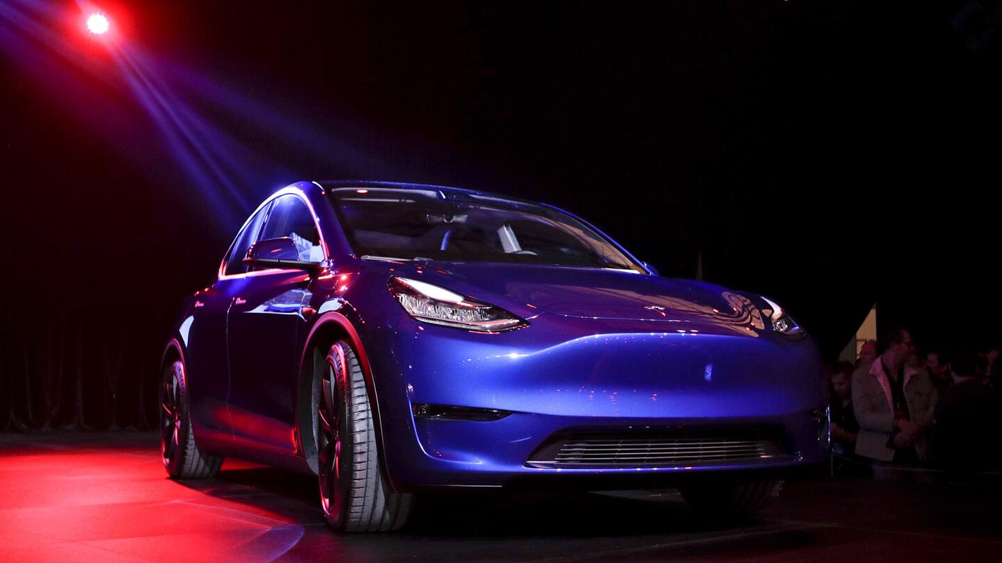 Tesla Model Y unveiled