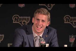 Rams No. 1 pick Jared Goff is introduced in Los Angeles