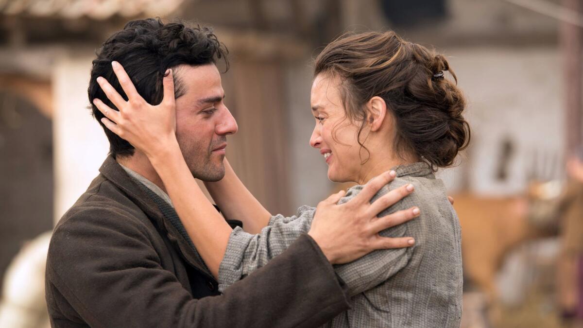 Oscar Isaac and Charlotte Le Bon in "The Promise." (Jose Haro / Open Road Films)