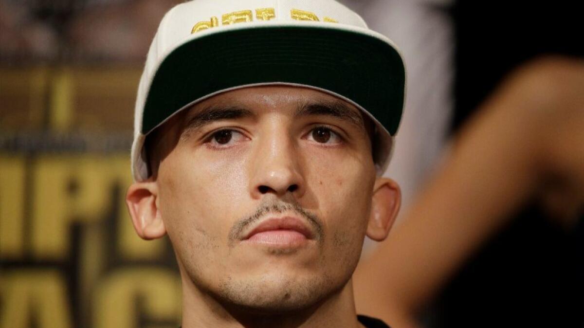 Boxer Lee Selby told boxing fans Friday he was "almost in tears" after Nevada boxing officials said his scheduled opponent for a Saturday bout had failed to meet a medical requirement.