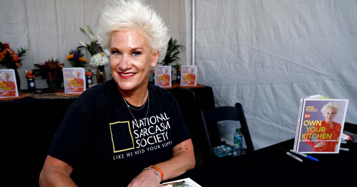 Food Network star Anne Burrell died by suicide