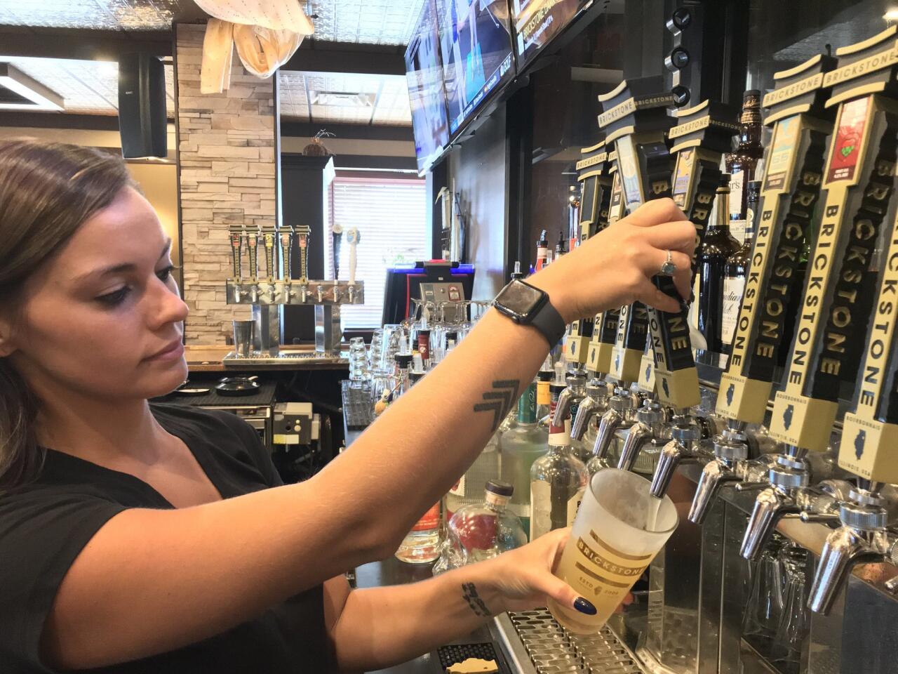 Award-winning brews are on tap at BrickStone Brewery, a popular place to drink and eat in Bourbonnais.