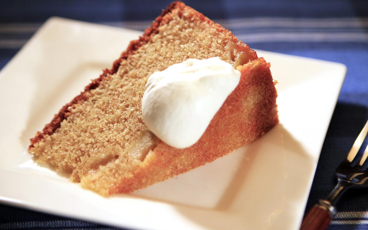 Huckleberry's whole-wheat apple butter cake