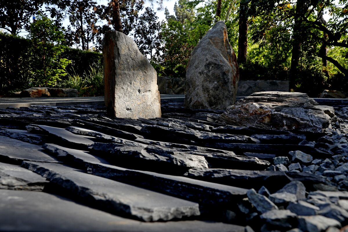 A rock garden