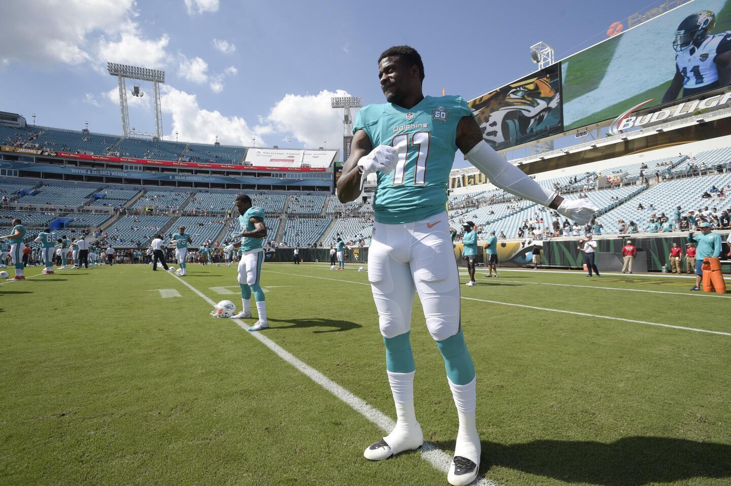 DeVante Parker was a little further integrated into the game