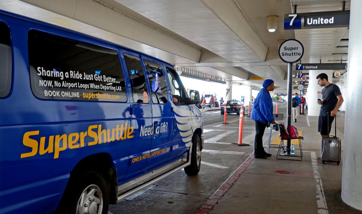 SuperShuttle passengers trying to get to LAX on Thursday found their reservations canceled.