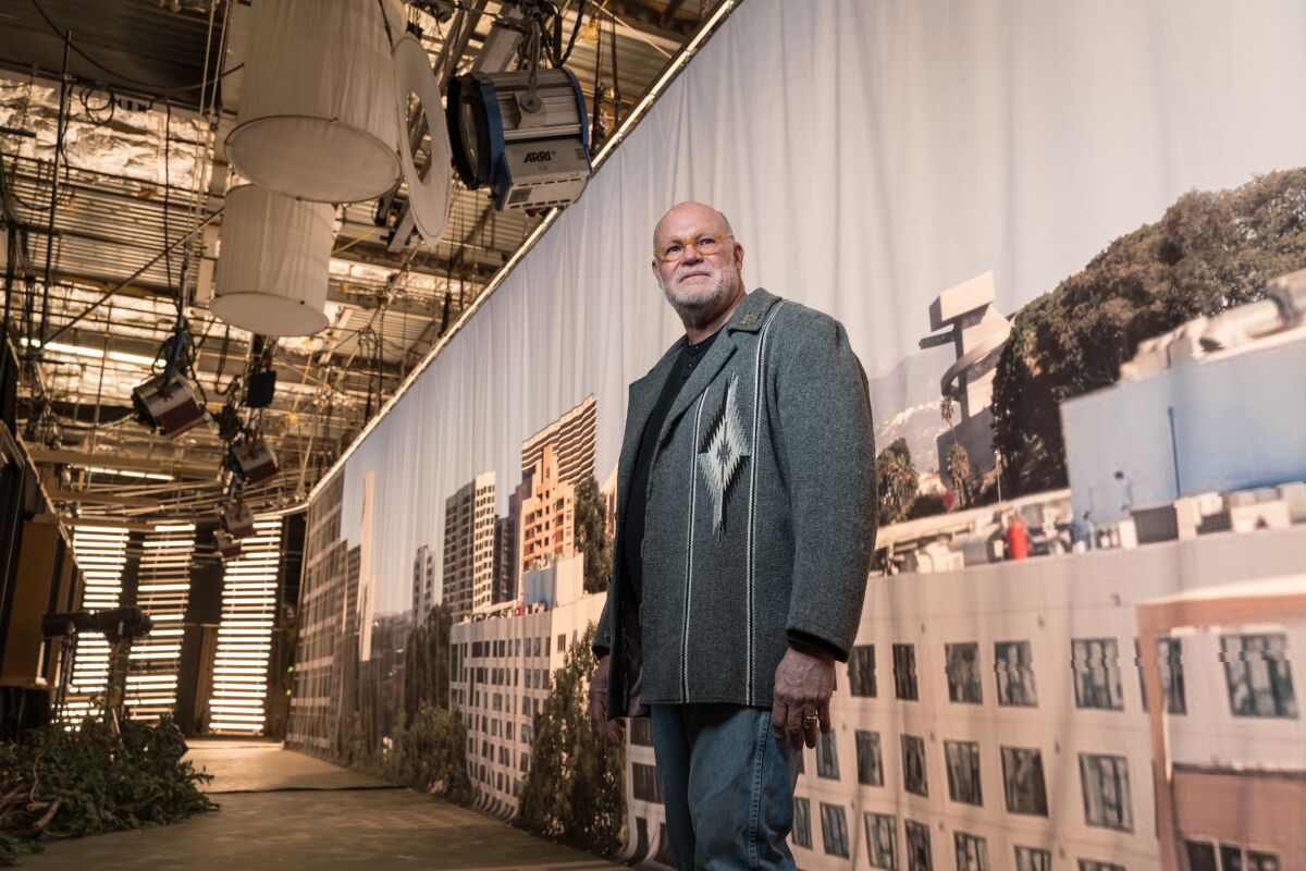 Production designer Tom Walsh, former president of the Art Directors Guild, oversees the Backdrop Recovery Project.