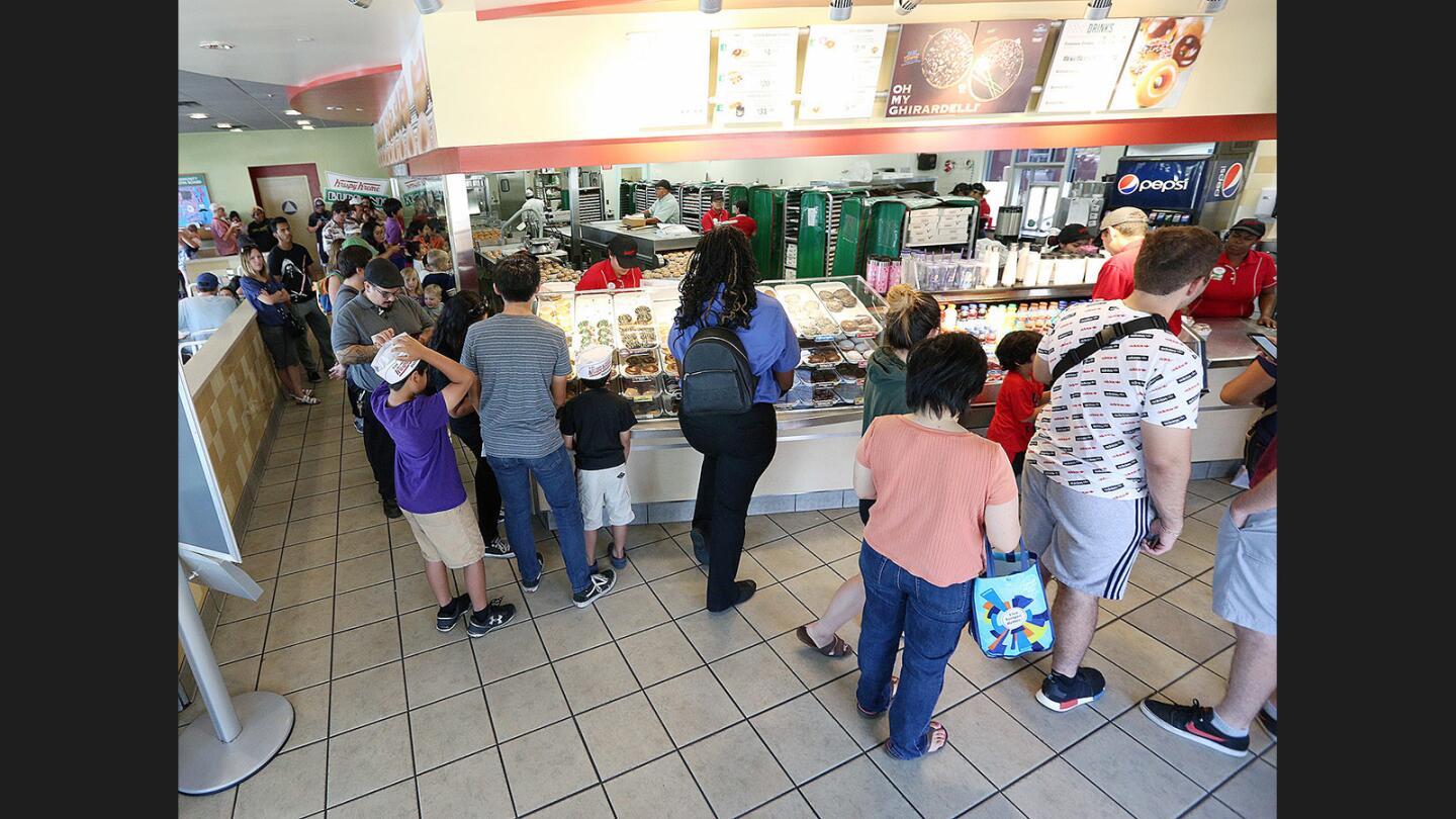 Photo Gallery: Krispy Kreme in Burbank and National Doughnut Day