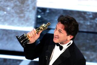 Brian van der Brug x23486 -- - Coverage of the 76th Annual Academy Awards at the Kodak Theatre Best Actor winner Sean Penn.