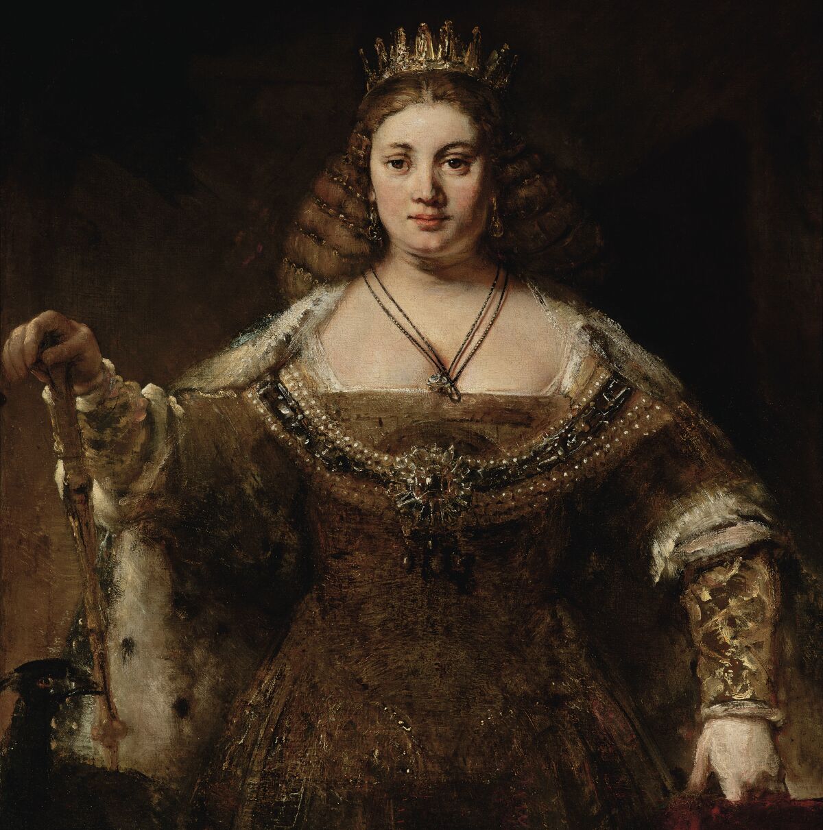 Caption: Rembrandt van Rijn, Juno