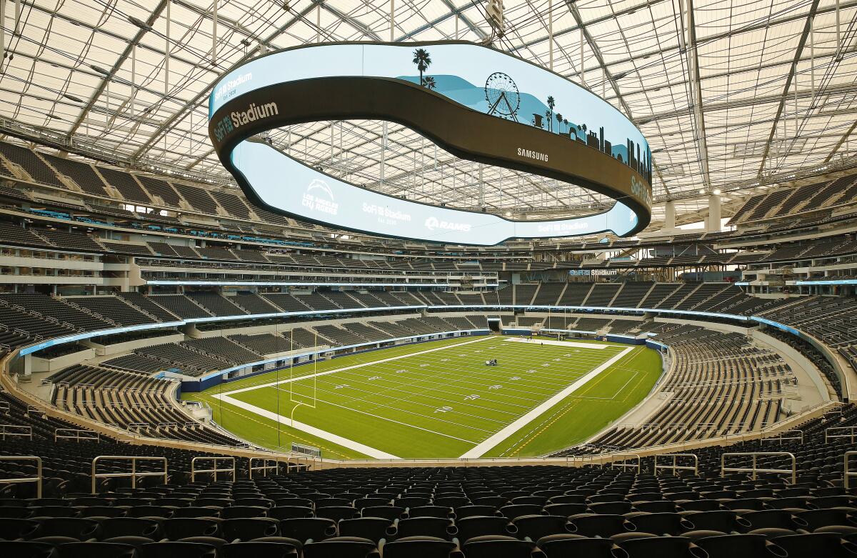 3.1 million square-foot SoFi Stadium