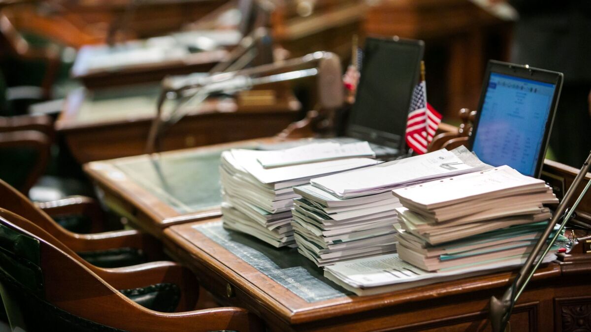 Legislators send state budget plans to the governor through a series of "trailer bills" that enact the spending plan.