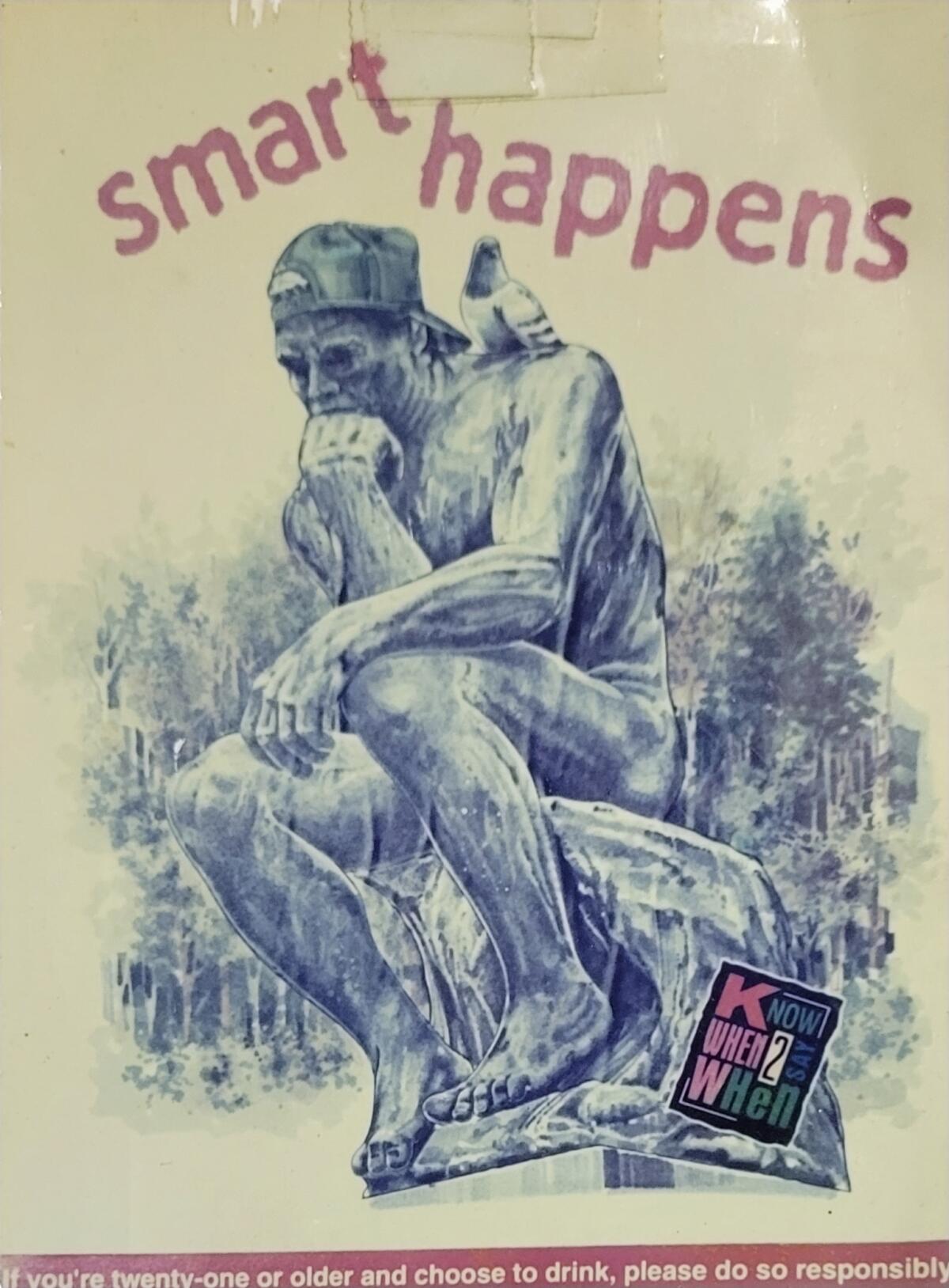 Bob Sorben won first place and $10,000 in a national contest sponsored by Anheuser-Busch in the mid-1970s for this artwork.