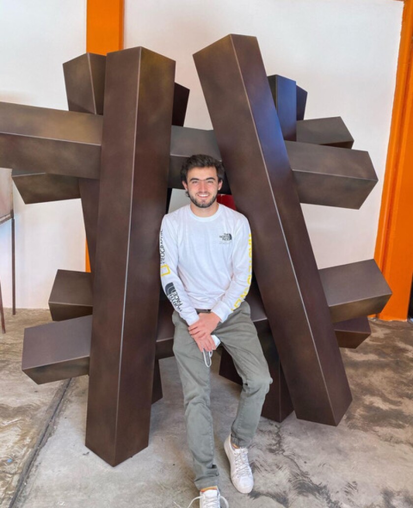 Alejandro Martin Moreno Alonso, who goes by OTTO, will discuss his sculptures during La Jolla's First Friday Art Walk.