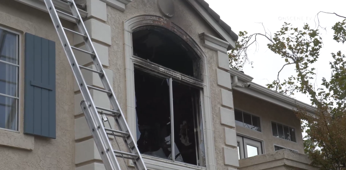 Exploding batteries sparked a fire at a Carmel Mountain condo on Monday afternoon that caused $175,000 in damage.