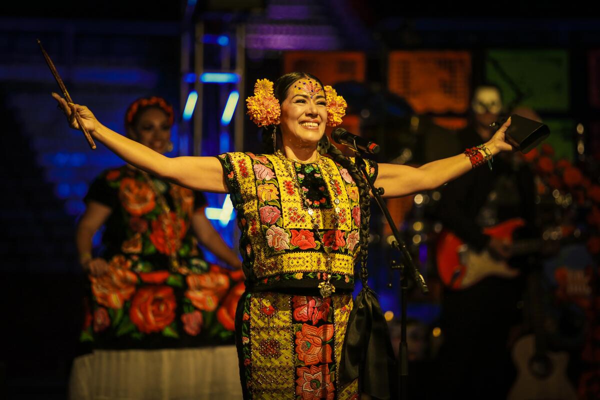 Mexican singer-songwriter Lila Downs.