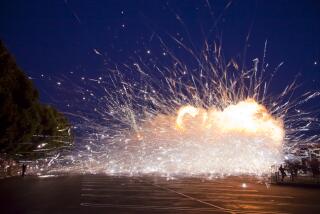 PST ART kicks off with a fireworks performance by Cai Guo-Qiang, whose 2012 "Mystery Circle: Explosion Event" was at MOCA