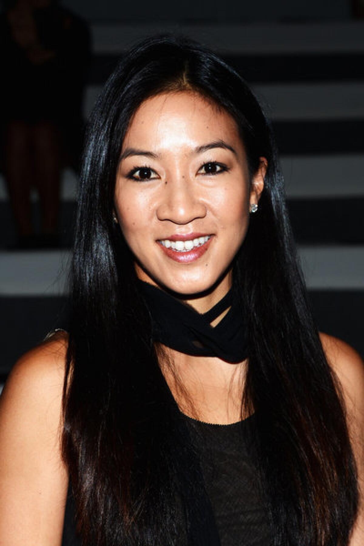 Michelle Kwan attends the Vera Wang Runway Show in New York on Sept. 11.