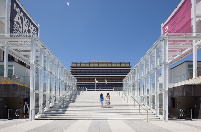 Music Center plaza redesign by Rios Clementi Hale Studios