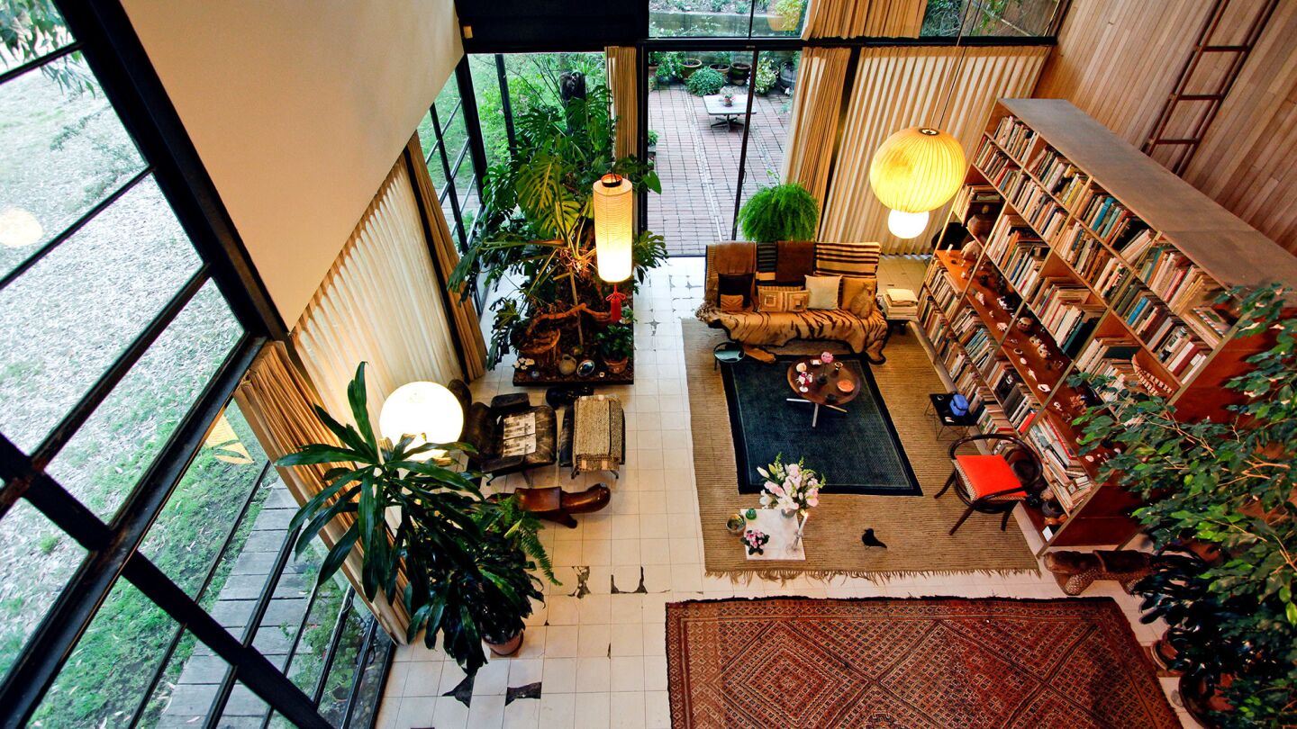 Designers Charles and Ray Eames's created their 1949 residence in Pacific Palisades to be a studio as well as a home.