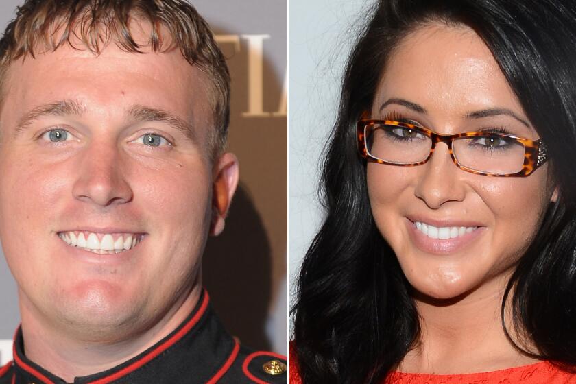 Former U.S. Marine Sgt. Dakota Meyer and Bristol Palin.