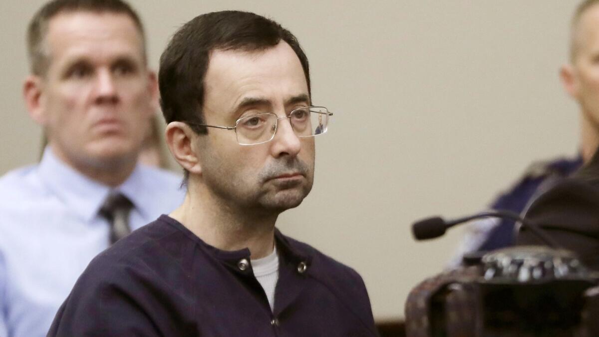 Victims of USA Gymnastics physician Larry Nassar say they were ignored when they reported Nassar's conduct to Michigan State University employees over the years.