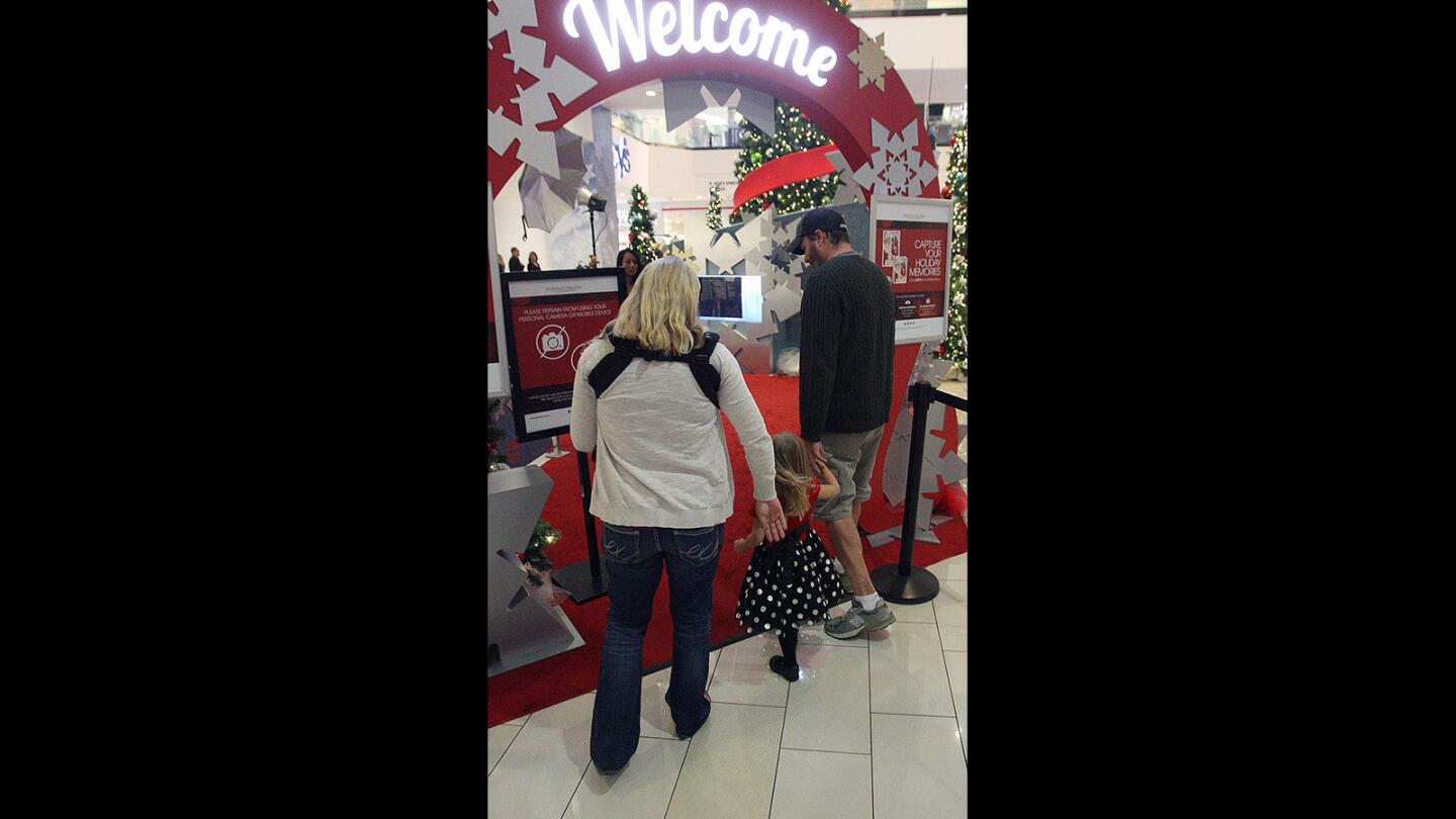 Photo Gallery: Santa takes reservations at Glendale Galleria