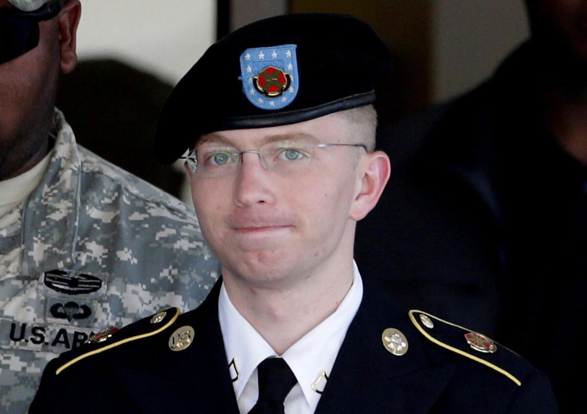 Army Pfc. Bradley Manning, the 25-year-old former intelligence analyst in Iraq, pleaded guilty in February to 10 charges, including possessing classified information and transferring it to an unauthorized person.