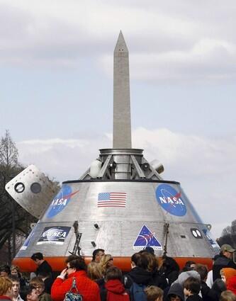 NASA Previews Model Of New Orion crew exploration vehicle