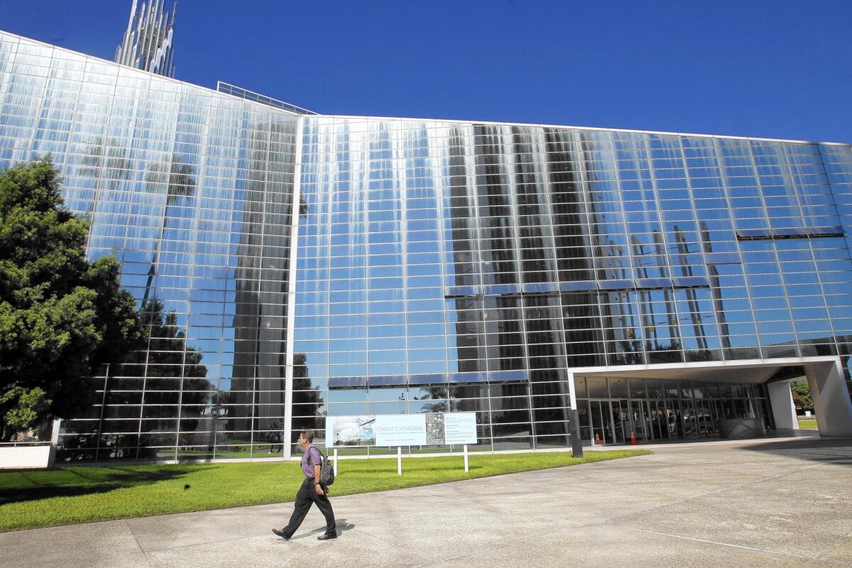 The Diocese of Orange is modifying the former Crystal Cathedral, now called Christ Cathedral, to conform with Catholic tradition while also acknowledging its unique design.