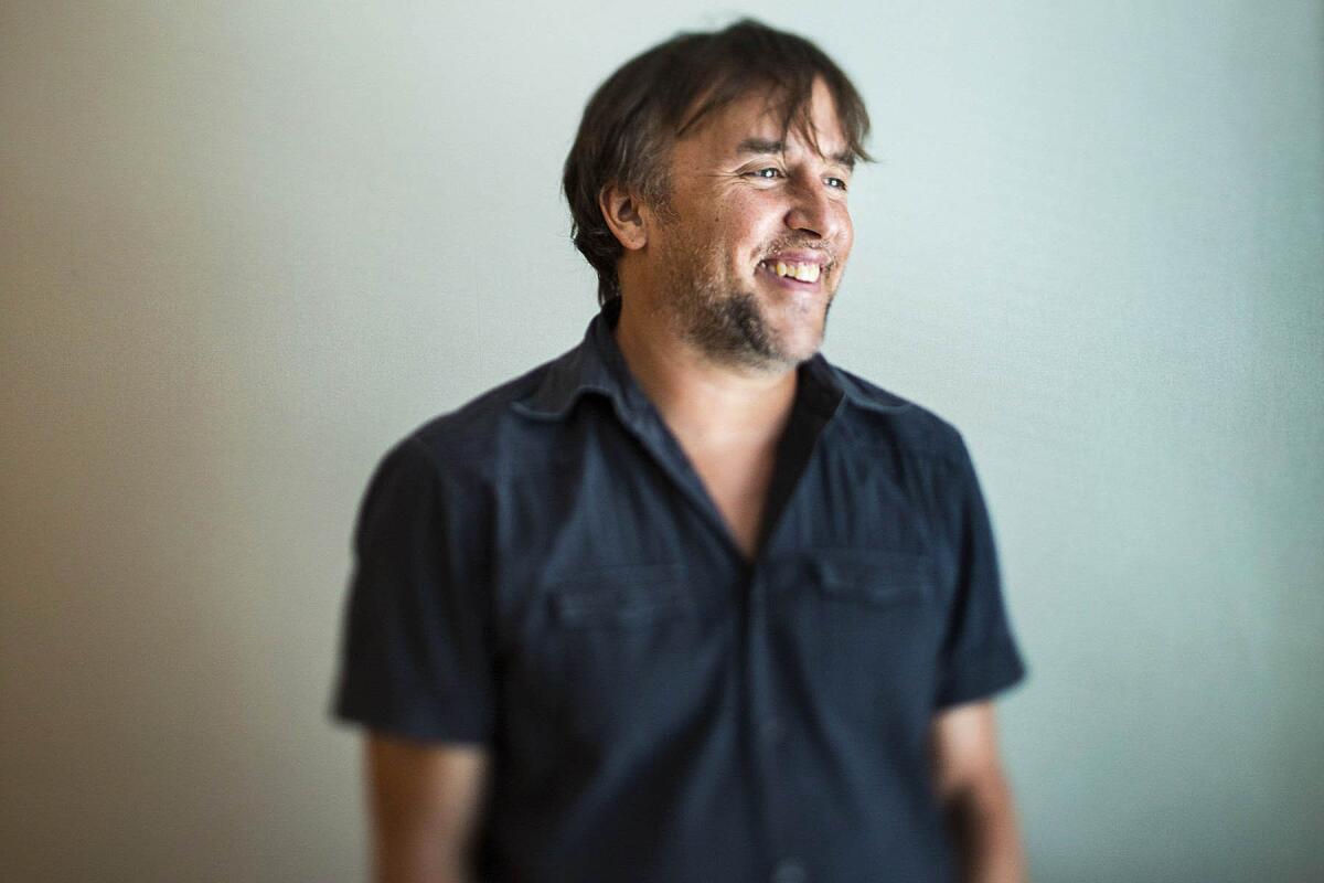 Film director Richard Linklater at the SLS Hotel in Los Angeles.