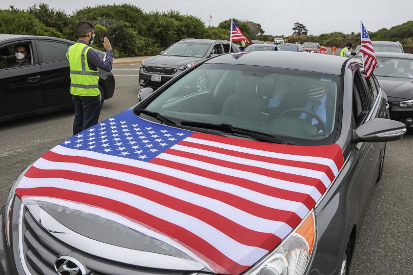 Drive thru Naturalization Ceremony