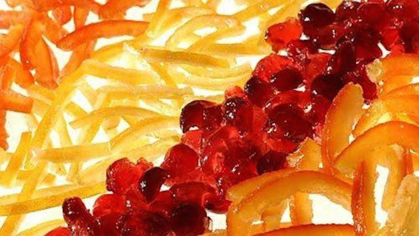 Candied fruit and citrus peel