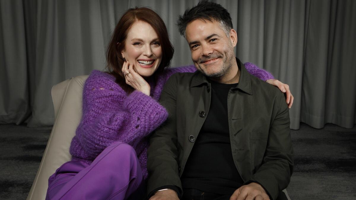 Actress Julianne Moore and director Sebastián Lelio worked together on "Gloria Bell," an English language remake of Lelio's film "Gloria," which was released in 2013.