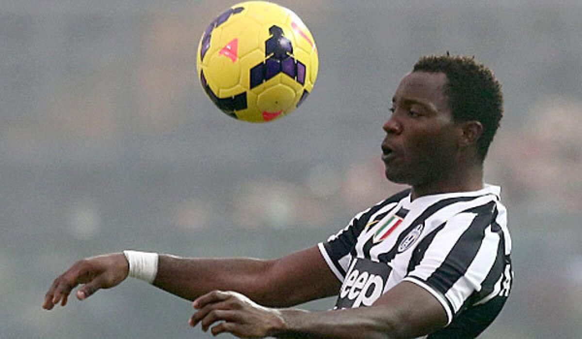 Ghana's Kwadwo Asamoah expects a tough match against the U.S. in the opening round of this summer's World Cup.