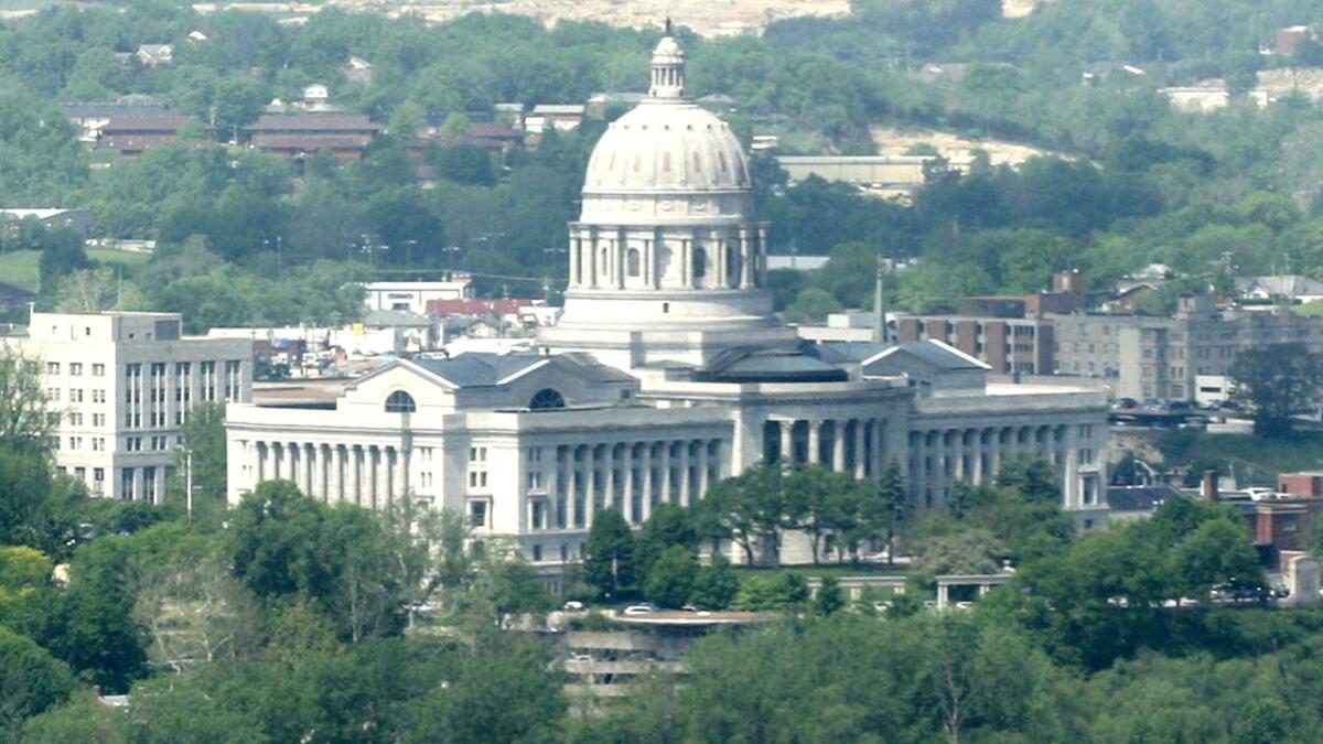 The Missouri state Capitol in Jefferson City.