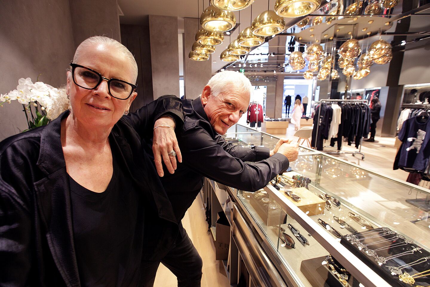 Sara and Michael Moldovan opened their Traffic Los Angeles store at the Beverly Center 34 years ago. Today the couple have a new Traffic space at the revamped shopping mall.