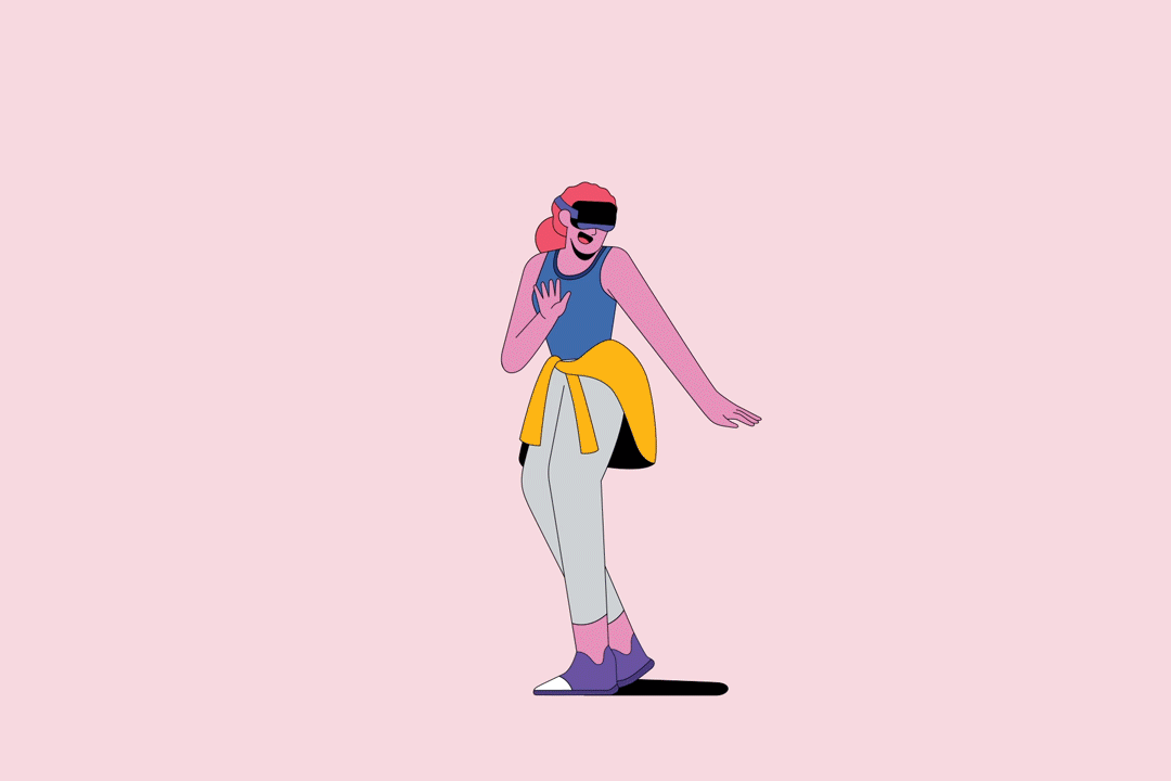 Virtual reality GIF illustration