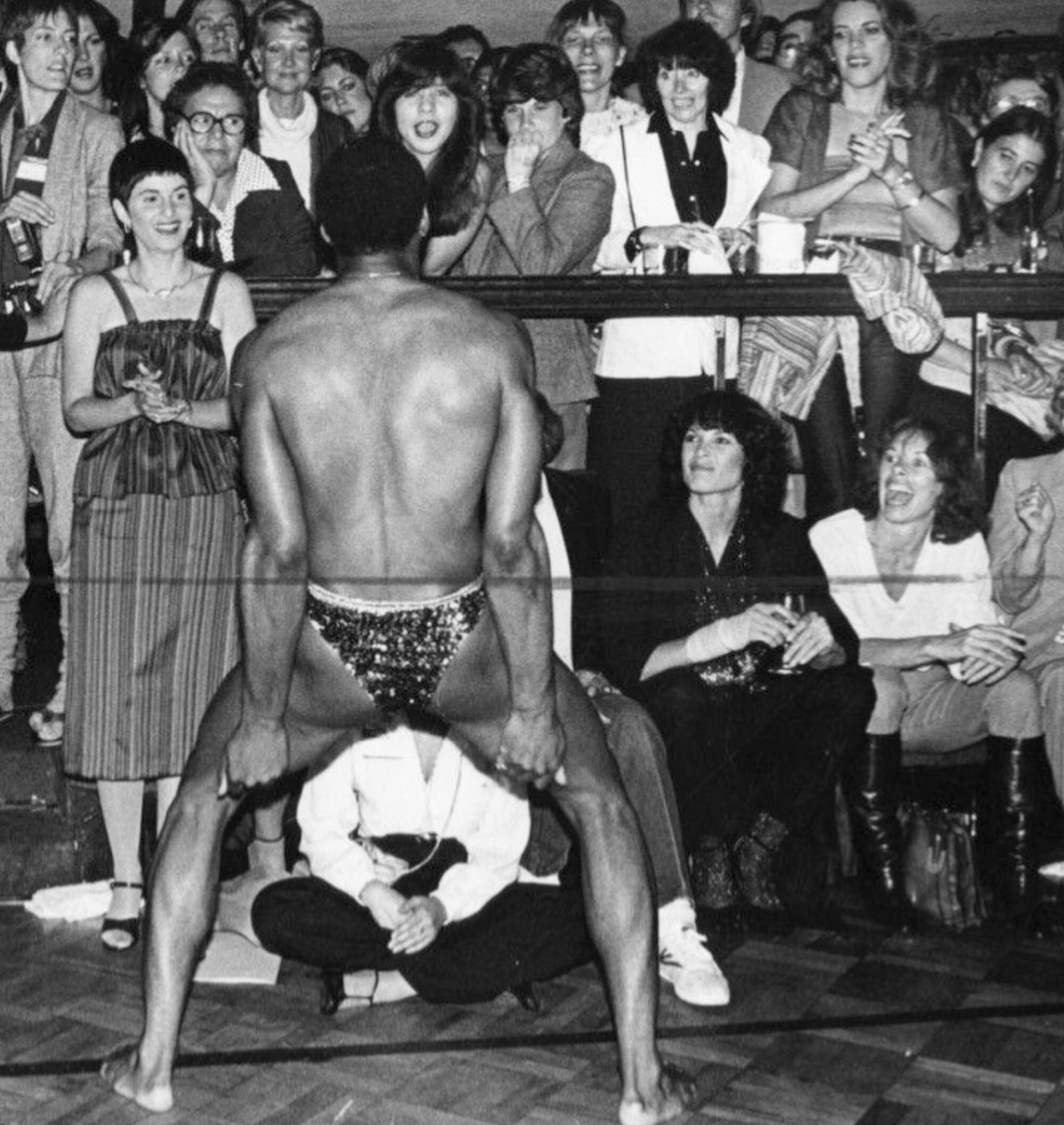 May 1980 photo of Gloria Allred, left, at a show.