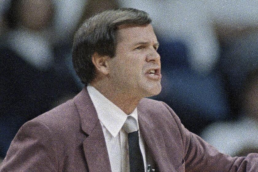Louisville coach Denny Crum in 1986.