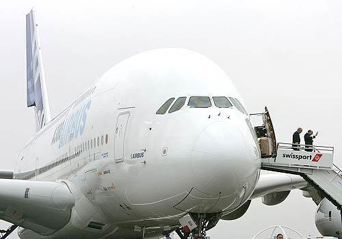 Airbus A380 at LAX