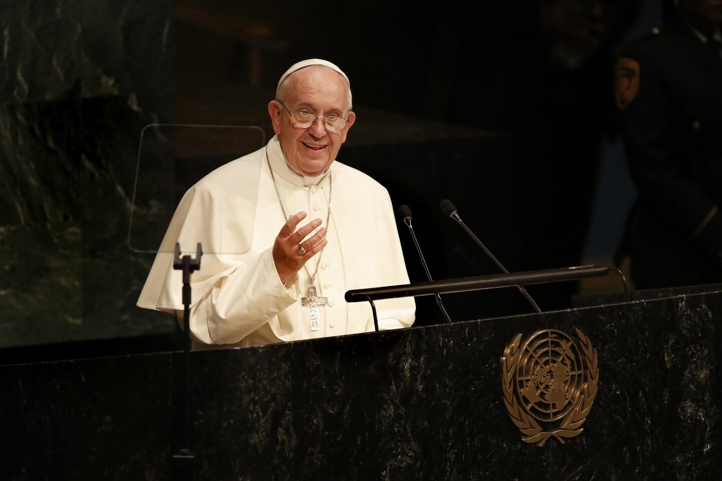 Pope Francis at United Nations