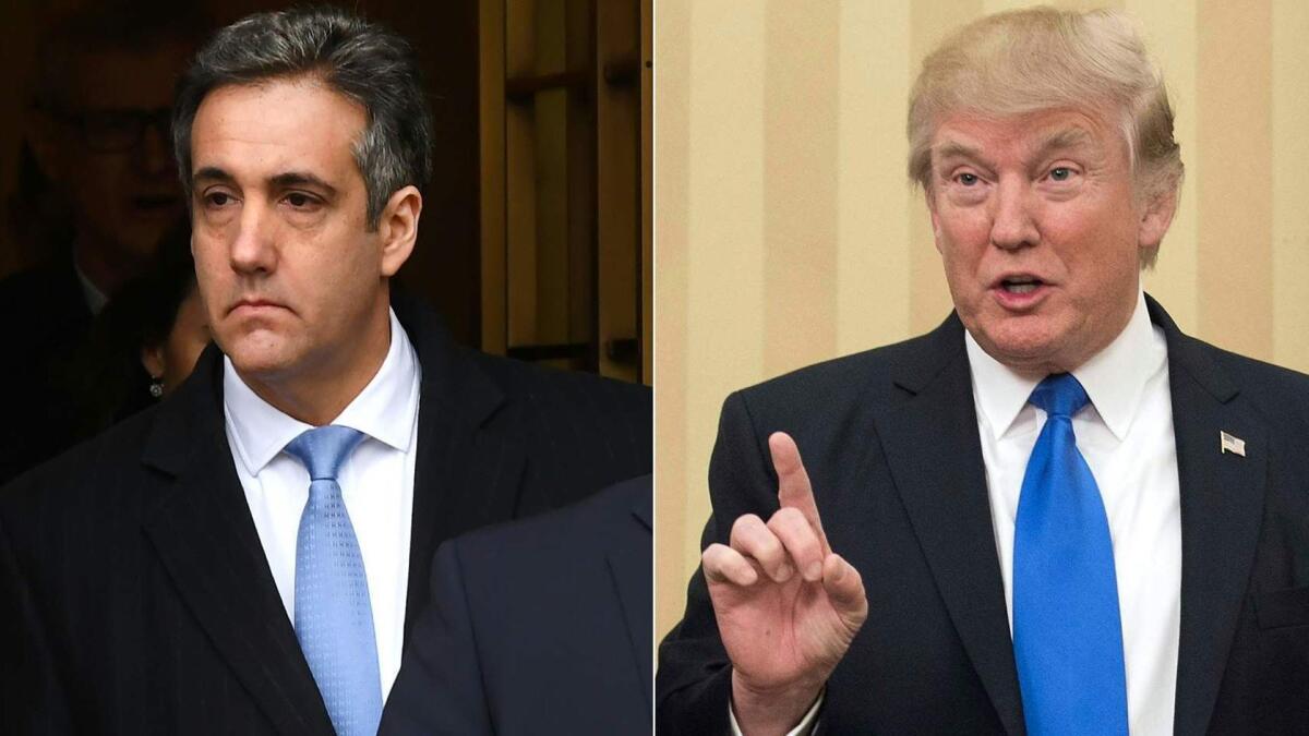 In response to a report alleging that he paid a tech firm to rig polls for Trump, Michael Cohen said: "I truly regret my blind loyalty to a man who doesn't deserve it."