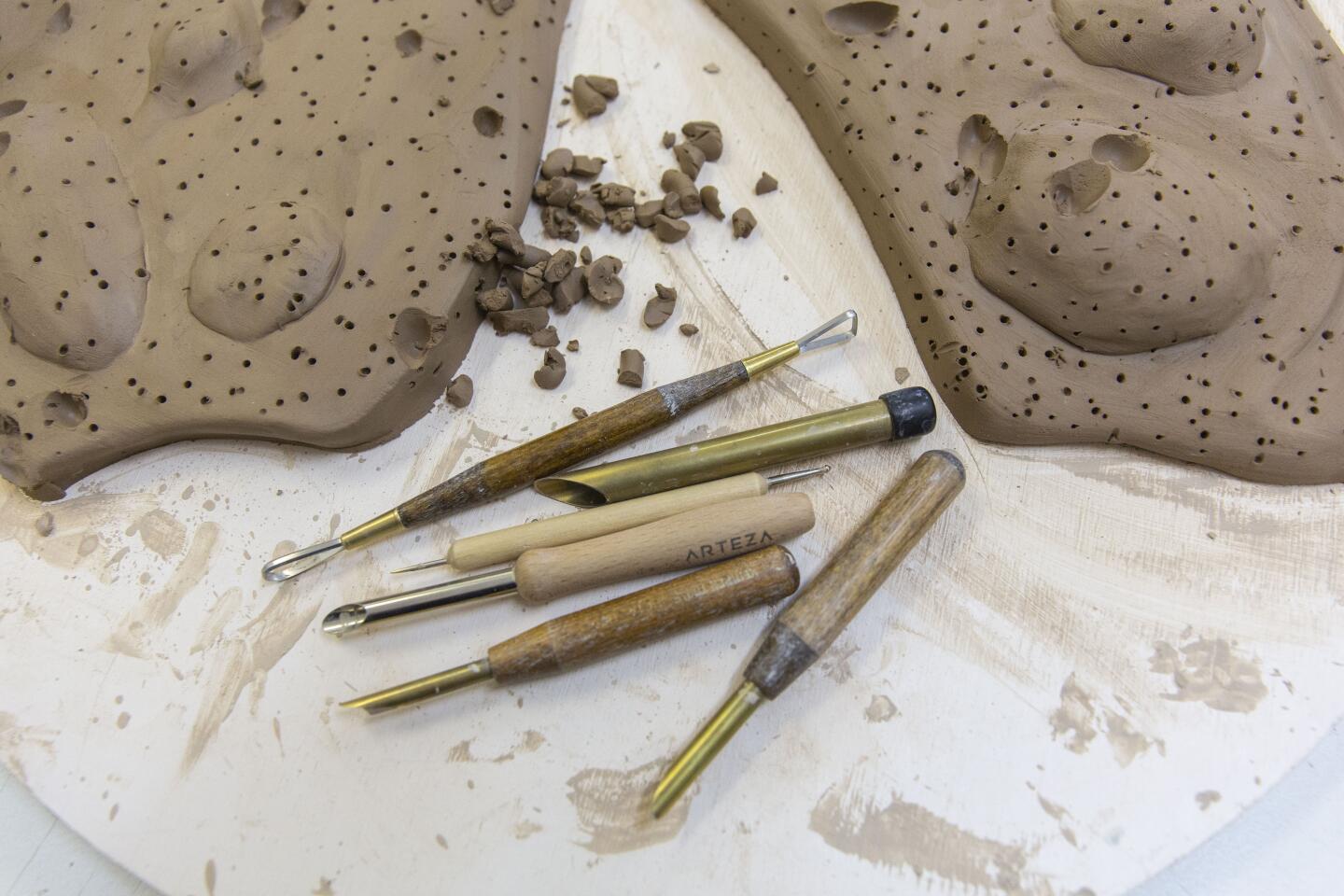 A ceramicist's tools