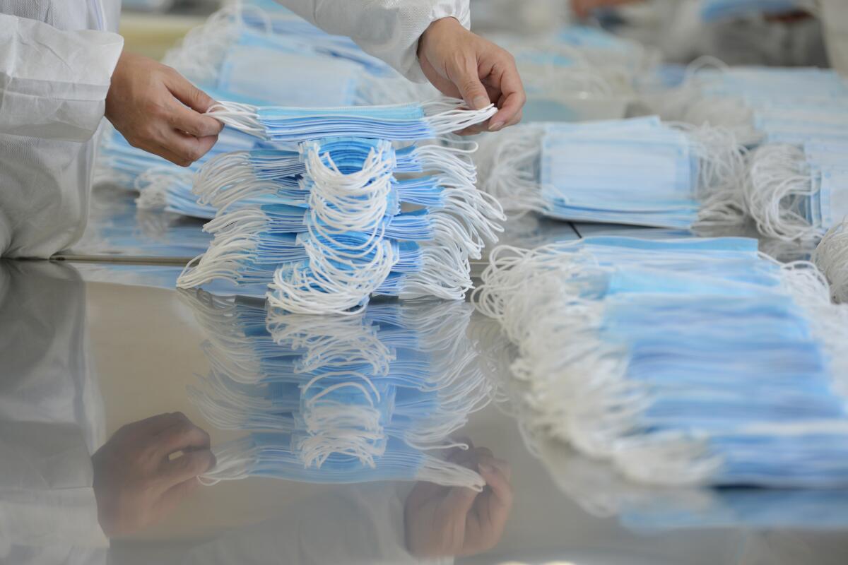 Many factories in China have pivoted into PPE manufacturing under government encouragement.