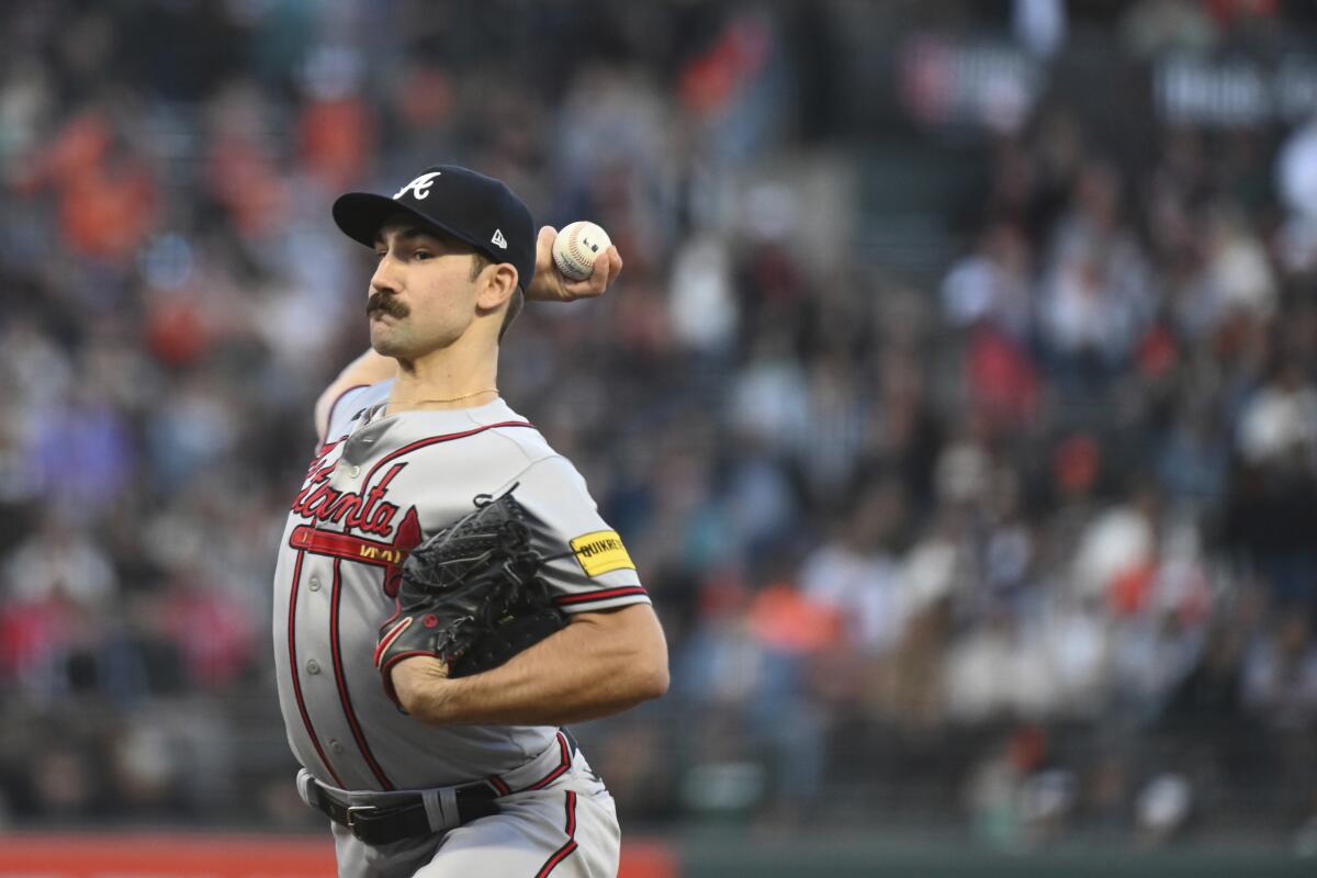 Strider becomes first 15-game winner, leads Braves over Giants 5-1 - The  San Diego Union-Tribune