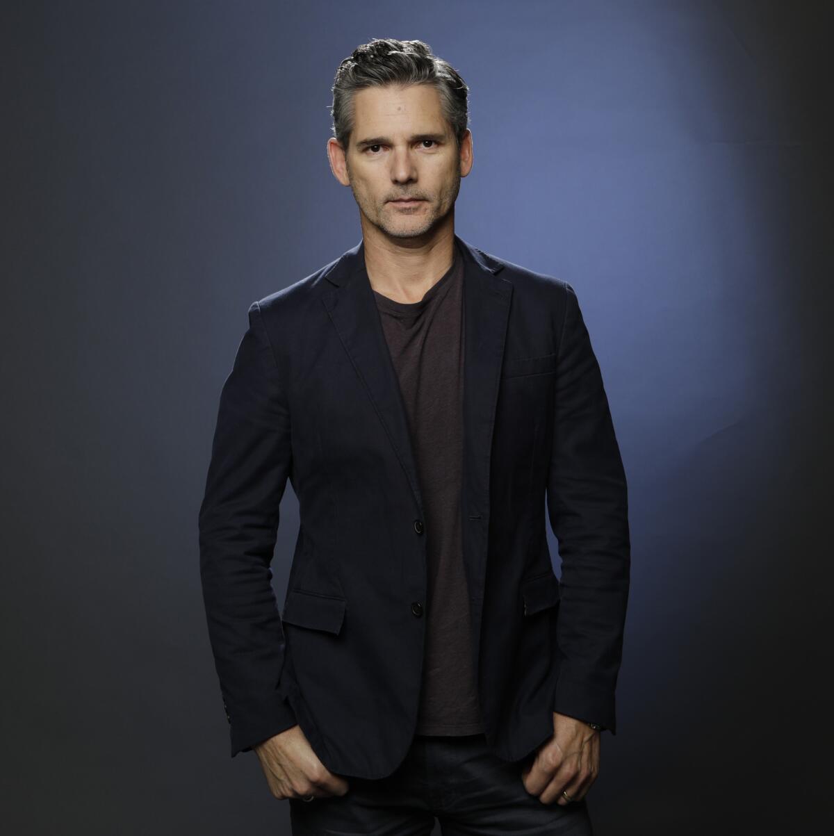 Eric Bana of "Dirty John" is photographed at the Los Angeles Times studio for an Emmy Contender chat series.