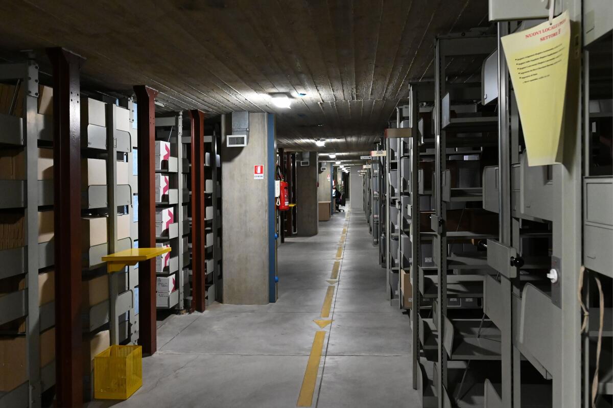 A view of The Vatican Apostolic Secret Archive, the central archive of the Holy See where are kept all the documents concerning the government and pastoral activity of the Roman pontiff and offices of the Holy See.