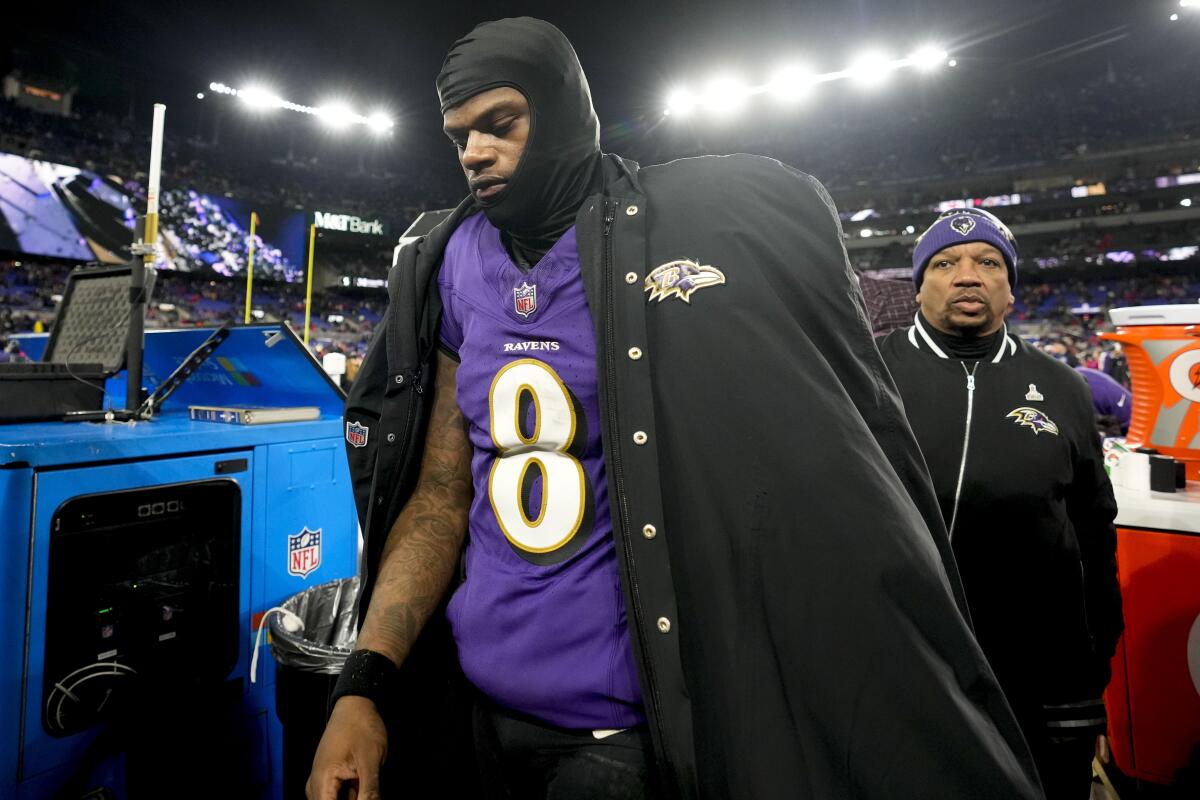 Lamar Jackson after falling to 2-4 in the playoffs: 'I'm not frustrated,  I'm angry' - The San Diego Union-Tribune
