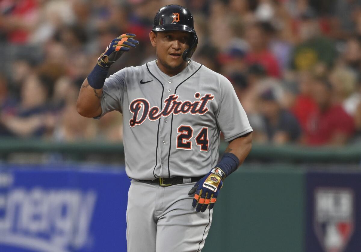 Detroit Tigers' Miguel Cabrera cool with move down in lineup
